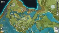 Spawn locations in Wuwang Hills (Image via HoYoverse)